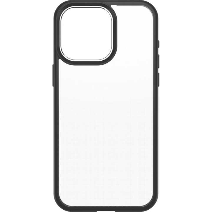 Otterbox – coque arrière pour téléphone portable, transparent/noir, pour iphone 15 pro max