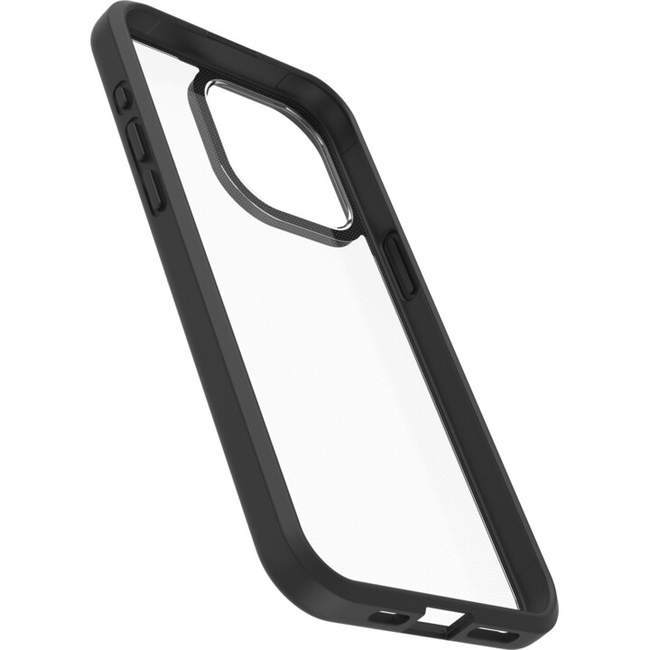 Mobile case back cover otterbox react clear / black for iphone 15 pro max