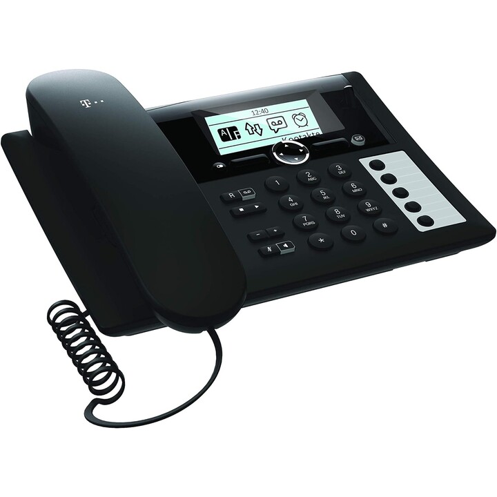 Telekom Sinus PA 207 plus 1 noir (combinaison d'un téléphone de bureau et d'un combiné)