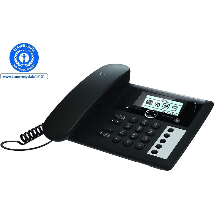 Telekom Sinus PA 207 plus 1 noir (combinaison d'un téléphone de bureau et d'un combiné)