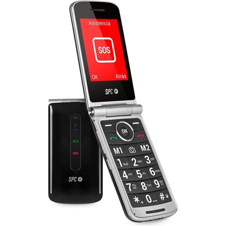 Teléfono Móvil SPC Prince 4G para Personas Mayores/ Negro