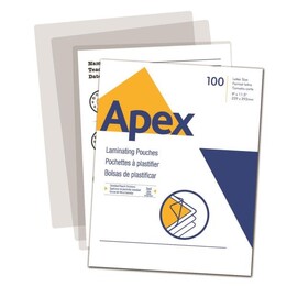 Fellowes Apex bolsas de plastificação A3 80 microns brilho transparentes, pack de 100