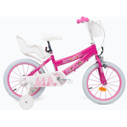 Huffy Disney Princess 16", bicicleta para crianças, design real, cor-de-rosa