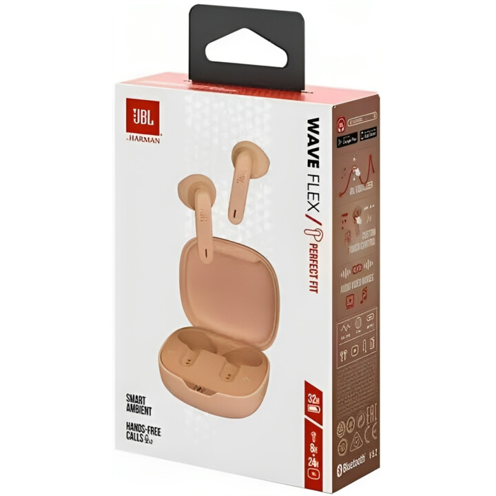 JBL Wave Flex Beige – Bluetooth-Headset