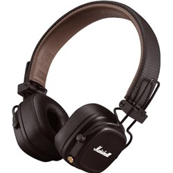 Marshall Major IV Castanho - Auscultadores Bluetooth