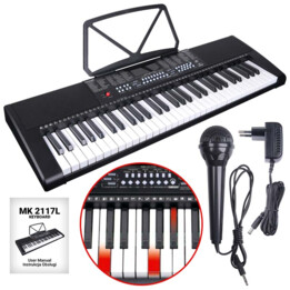 Mk 2117L Teclado Teclas De Órgano Led Para Niños