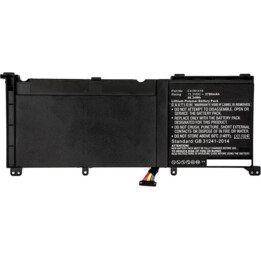 Coreparts 11.4v 3700mah bateria portátil para asus rog g501j
