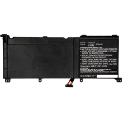 Batterie d'ordinateur portable Coreparts 11.4v 3700mah pour asus rog g501j