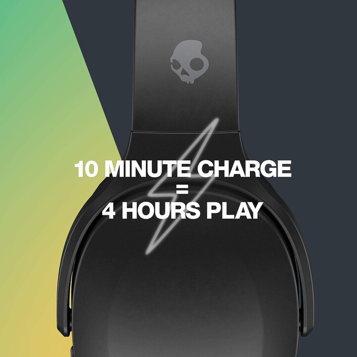 Skullcandy Crusher Evo Kopfhörer Verkabelt & Kabellos Kopfband Anrufe/Musik USB Typ-C Bluetooth Schwarz