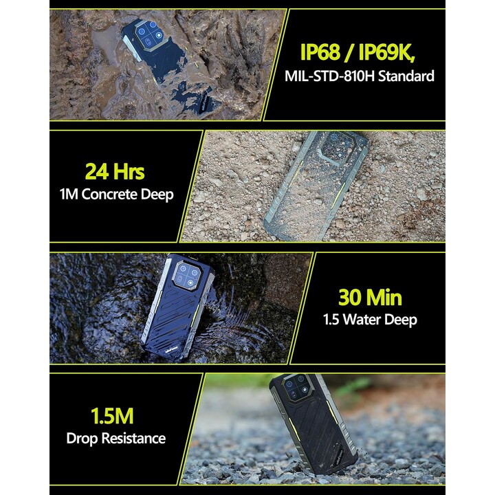 Smartphone Ulefone Armor 22 8GB 128GB Dual Sim Nero