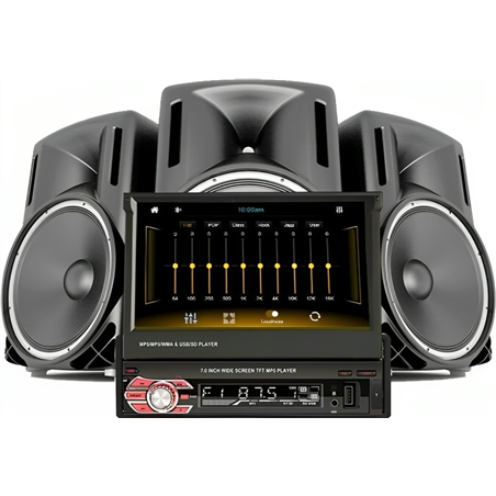 Autorradio 1 DIN SWM 9601C-S Bluetooth Negro