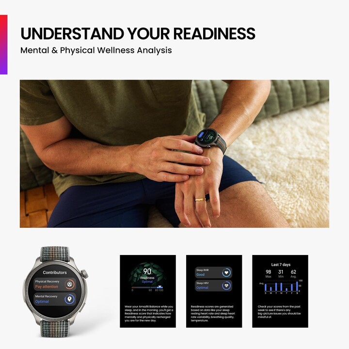 Amazfit Balance Silicone Nero Mezzanotte