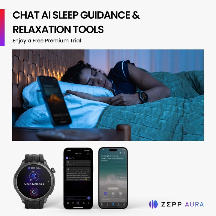 Amazfit Balance Silicone Nero Mezzanotte