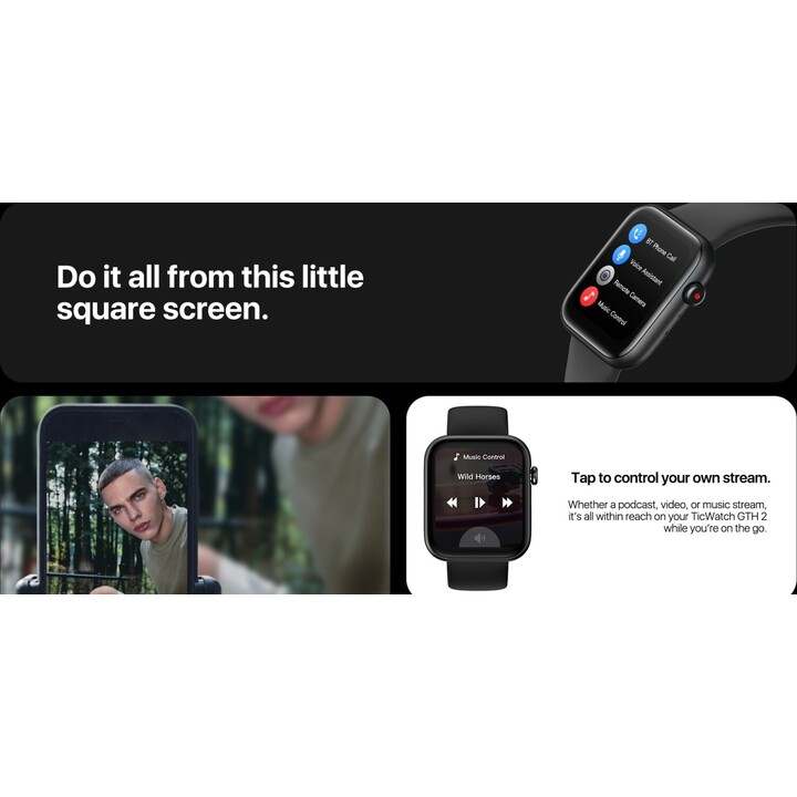 TicWatch GTH 2 Noir