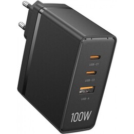 Caricatore da muro Vention FEGB0-EU/ 2xUSB Type-C/ 1xUSB/ 100W