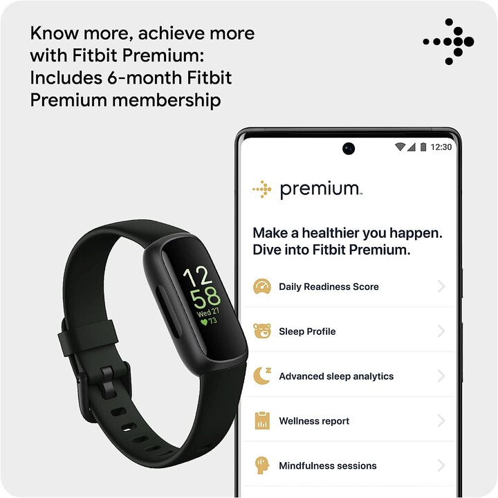 Fitbit Inspire 3 - Noir/Minuit Zen