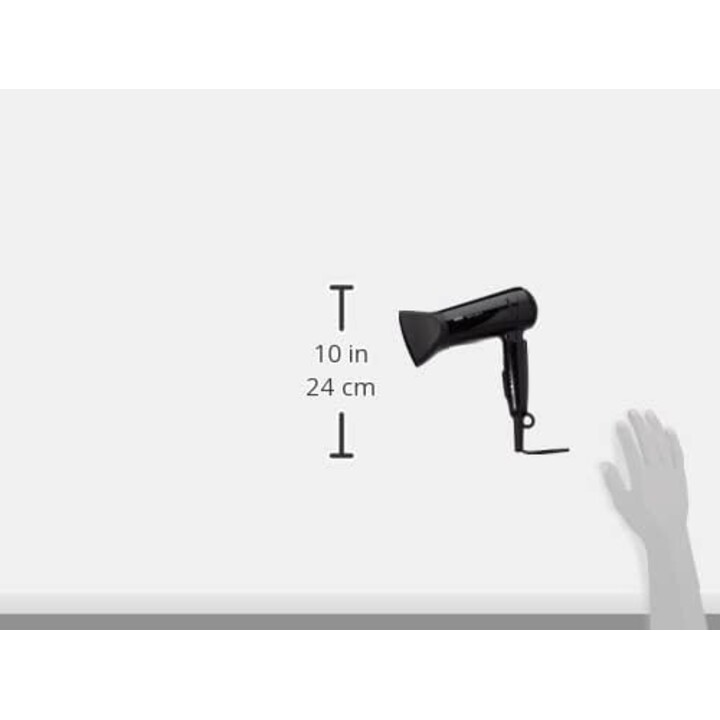 Braun Satin Hair 3 HD350 Style & Go Haartrockner 1600 W, Schwarz