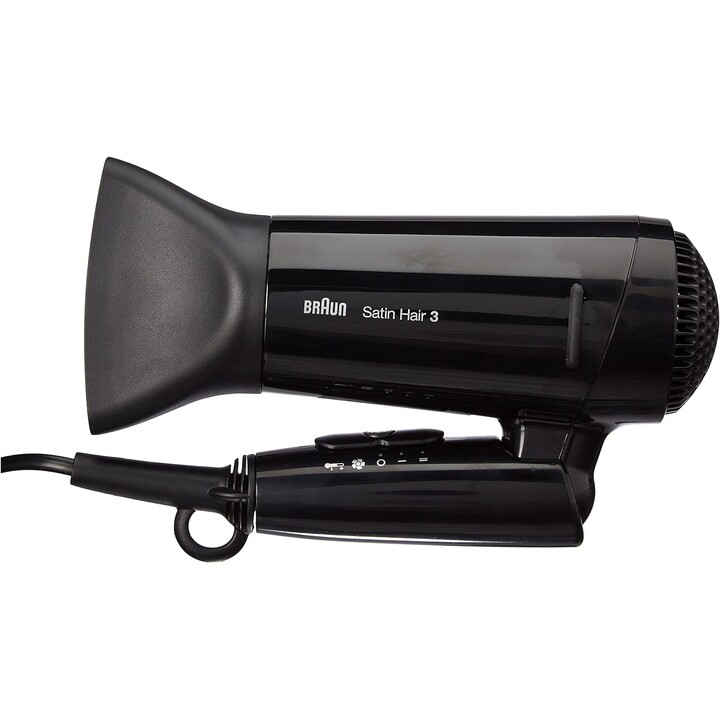 Braun Satin Hair 3 HD350 Style & Go Sèche-cheveux 1600 W, noir
