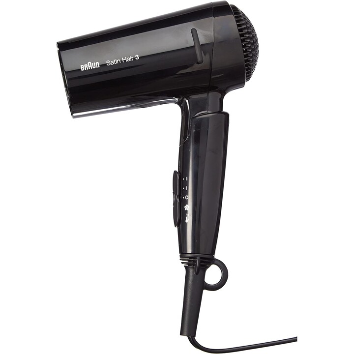 Braun Satin Hair 3 HD350 Style & Go Haartrockner 1600 W, Schwarz