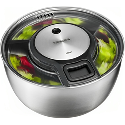GEFU Speedwing escurridor de ensalada Acero inoxidable Botón