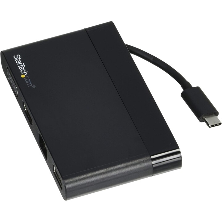 StarTech.com USB-C Multiport Adapter mit HDMI, VGA, Gigabit-Ethernet und USB 3.0 - USB-C- bis 4K HDMI oder 1080p VGA Display Min