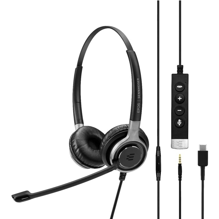 EPOS IMPACT SC 635 USB-C (auricolare cablato su un solo lato con presa USB-C o jack da 3,5 mm)