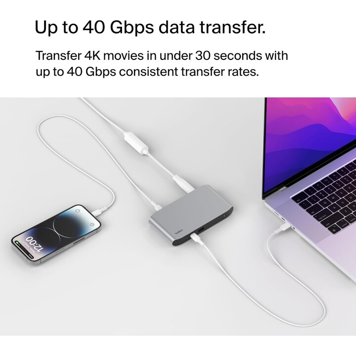 Belkin Thunderbolt 4 Dockingstation USB-C Hub 5 in 1