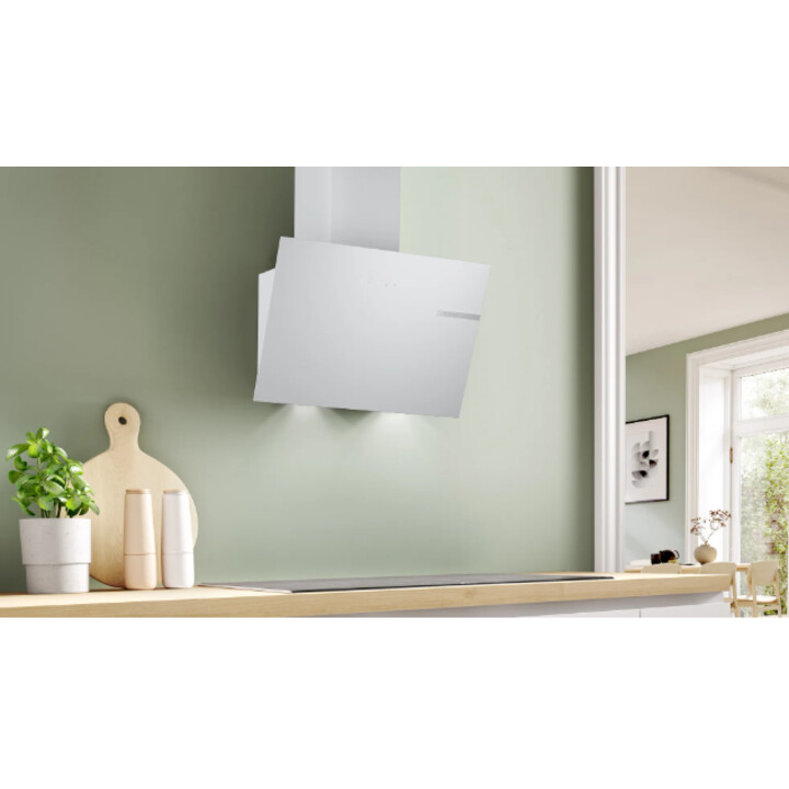 Cappa a parete Bosch Serie 6 DWK65DK20 Bianco 430 m3/h A