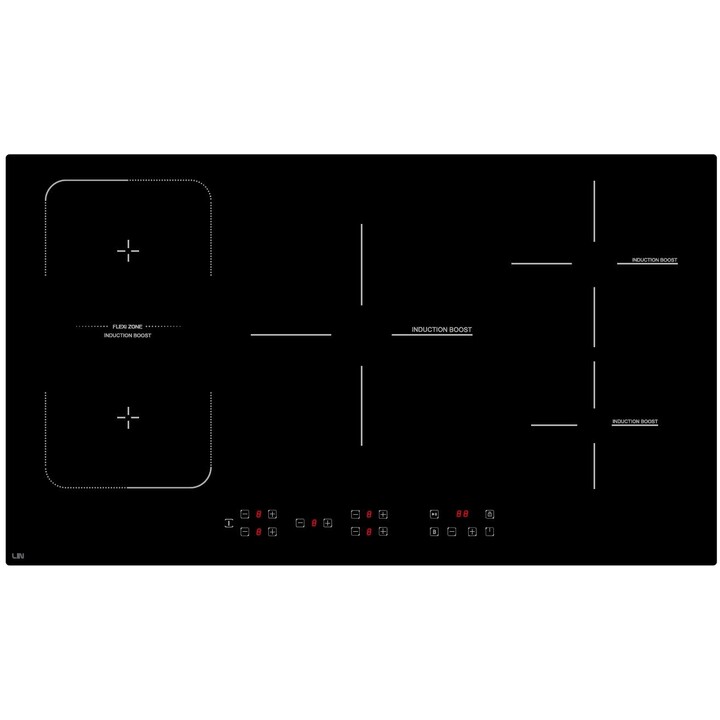 Lin li-b57235 Induktion Hob 7200 W 5 Zonen Schwarz
