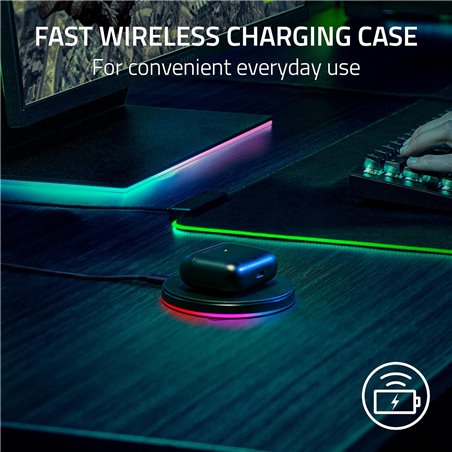 Razer Hammerhead Pro Hyperspeed Headphones True Wireless Stereo (tws) In-Ear Bluetooth Game Black