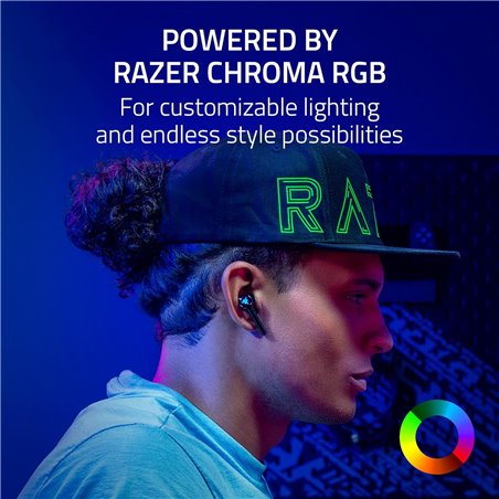 Razer Hammerhead Pro Hyperspeed Headphones True Wireless Stereo (tws) In-Ear Bluetooth Game Black