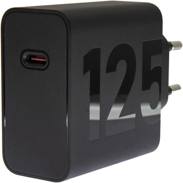 Caricabatterie USB-A Motorola Turbopower da 125 W con cavo USB-C da 1 m Nero