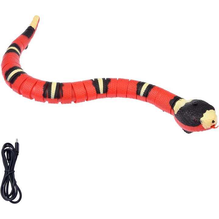 Red Sly Snake with Intelligent Detection 9909s - Interactive Cat Toy