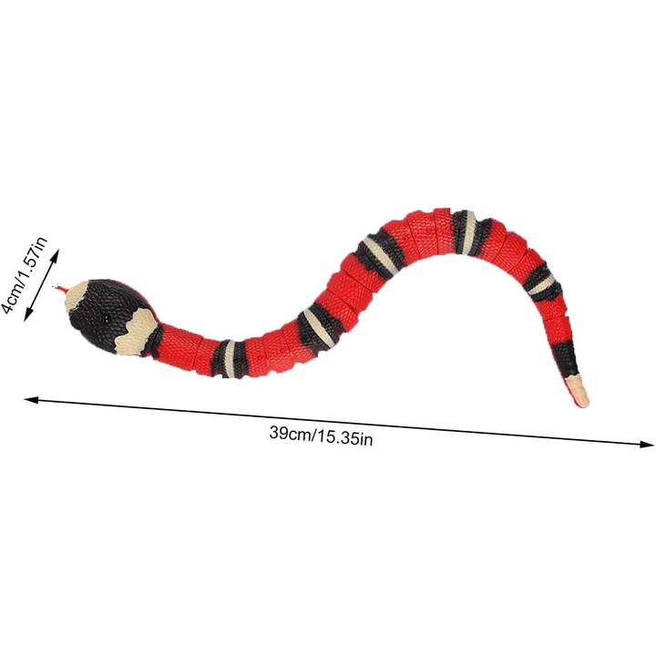 Red Sly Snake with Intelligent Detection 9909s - Interactive Cat Toy