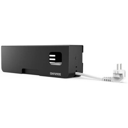 Maclocks Secured PowerStrip ciabatta di sicurezza 5 prese EU nera