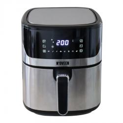 Freidora de aire caliente NOVEEN AF550 6,5 l 1600 W Negro, Plata