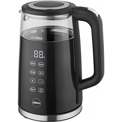 Chaleira ELDOM NEVO, 2200 W, 1,7 L, controle de temperatura, plástico + vidro