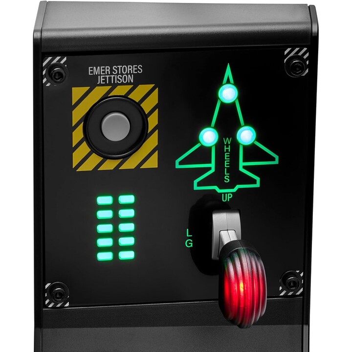 Thrustmaster Viper Black Panel Usb Joystick/Side Control Lever + Throttle Quadrant PC