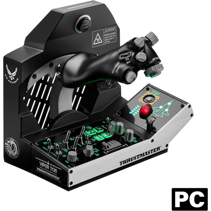 Thrustmaster Viper TQS Mission Pack Noir Joystick USB/Levier de Commande Latéral + Quadrant Accélérateur PC