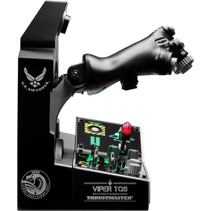 Thrustmaster Viper TQS Mission Pack Noir Joystick USB/Levier de Commande Latéral + Quadrant Accélérateur PC