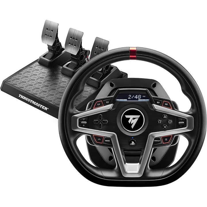 Thrustmaster T248 Negro USB Volante + Pedales PC, PlayStation 4, PlayStation 5