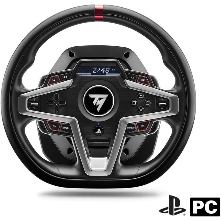 Thrustmaster T248 PS Licence off.PS5 compat.PS4 et PC.Force Feedback Ecran LCD 25 bts Pedalier magnétique 4160783