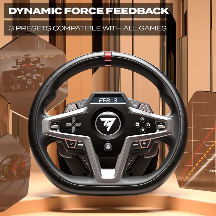 Thrustmaster T248 Negro USB Volante + Pedales PC, PlayStation 4, PlayStation 5