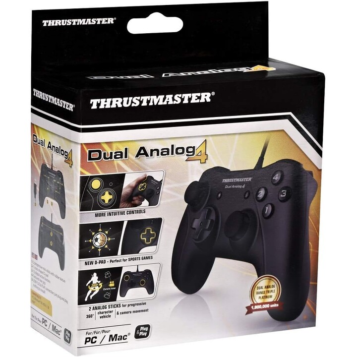 Gamepad Thrustmaster Dual Analog, 4 pezzi