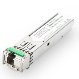 DIGITUS DN-81004-01 module transceiver SFP mini GBIC monomode 1000Base-LX WDM 1,25 Gbit/s 20 km LC simplex gris