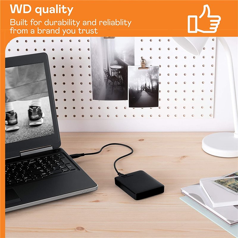 DISCO DURO USB 2TB WESTERN Elements Portable 2.5" BLACK