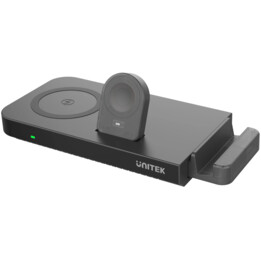 CARREGADOR SEM FIO UNITEK 48W, Apple Watch, iPhone