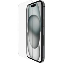 Belkin ScreenForce UltraGlass 2 protector de pantalla antibacteriano para iPhone 15