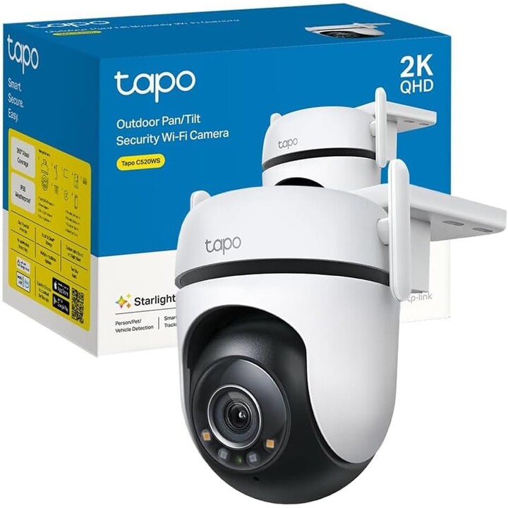 TP-LINK C520WS Telecamera intelligente Wi-Fi per sorveglianza a 360°