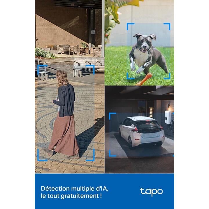 TP-LINK C520WS Telecamera intelligente Wi-Fi per sorveglianza a 360°